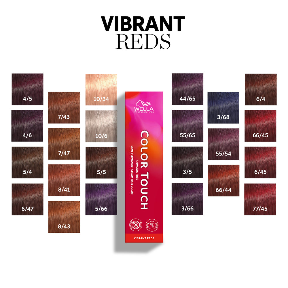 Color Touch Vibrant Reds