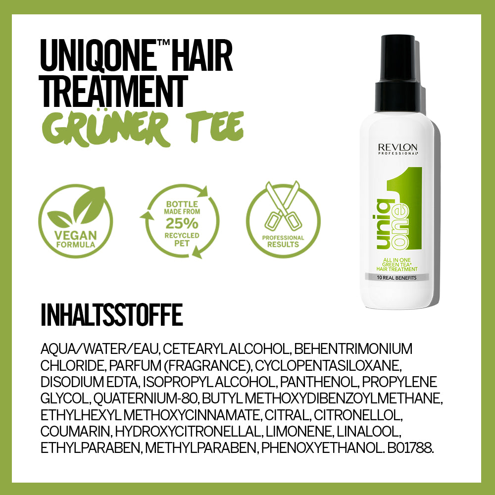 Revlon Prof. Uniqone Hair Treatment Green Tea 150ml
