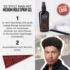 American Crew Medium Hold Spray 250ml