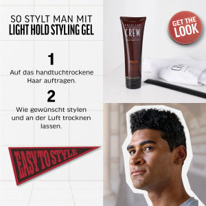 American Crew Light Hold Gel 250ml